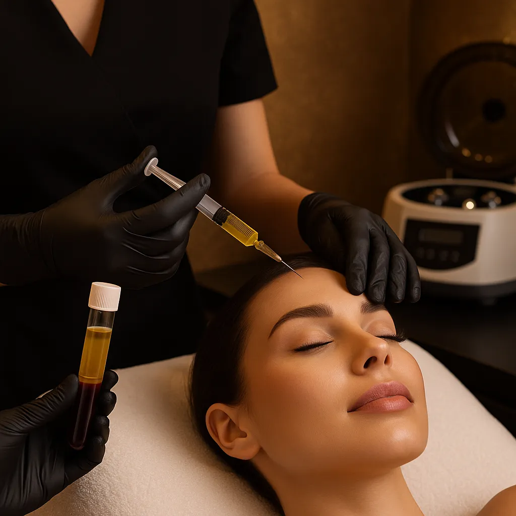 PRP and PRF regenerative treatment setting at Euphoria Aesthetics & Laser in downtown St. Petersburg, Florida