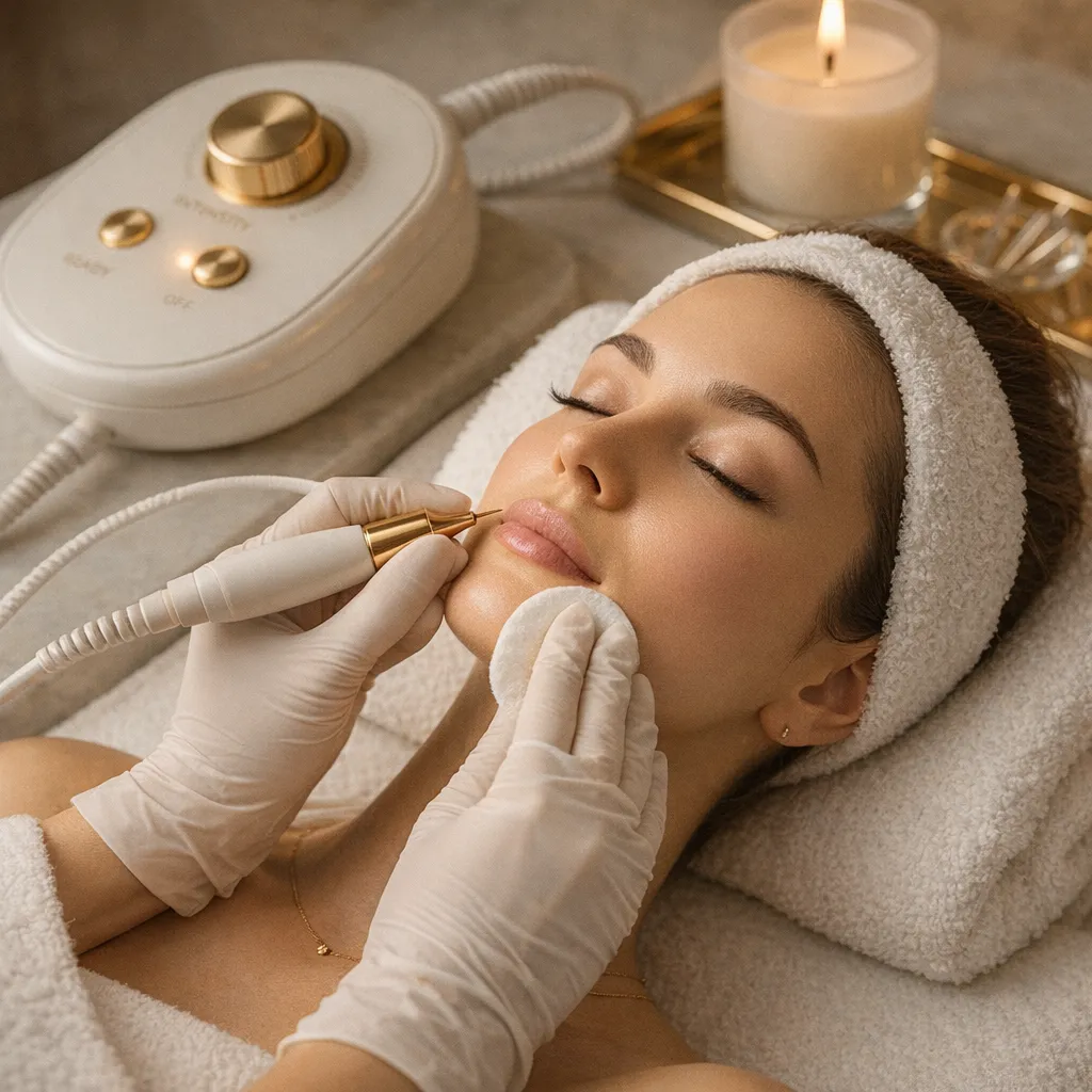 Electrolysis hair removal treatment setting at Euphoria Aesthetics & Laser in downtown St. Petersburg, Florida